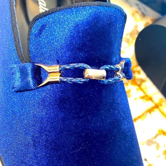 “Amali” MENS LOAFERS Royal Blue Sz 13 - Picture 3 of 7